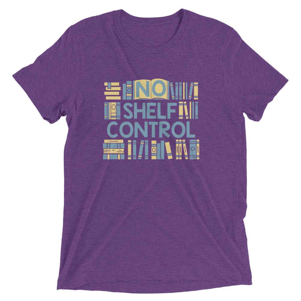 No Shelf Control Men's Tri-Blend Tee Hoodie, Sweatshirt | CoreVibeTees.com (Image 3)