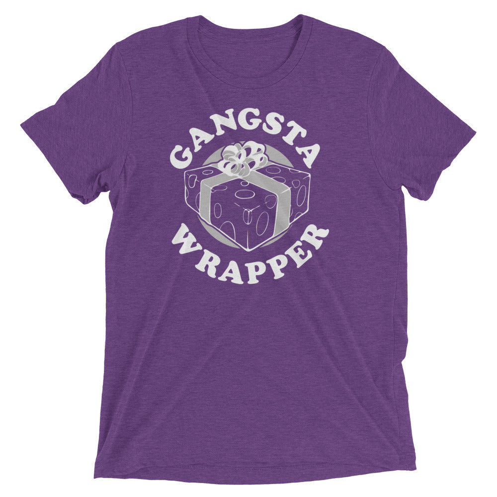 Gangsta Wrapper Men's Tri-Blend Tee Hoodie, Sweatshirt | CoreVibeTees.com (Image 4)