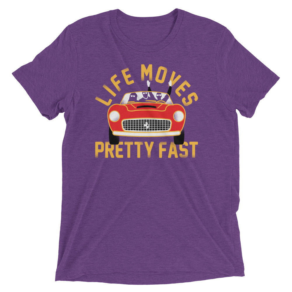 Life Moves Pretty Fast Men's Tri-Blend Tee Hoodie, Sweatshirt | CoreVibeTees.com (Image 3)