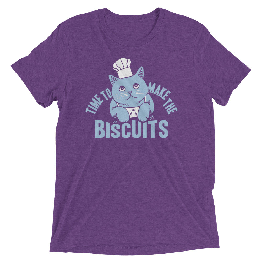 Time To Make The Biscuits Men's Tri-Blend Tee Hoodie, Sweatshirt | CoreVibeTees.com (Image 3)