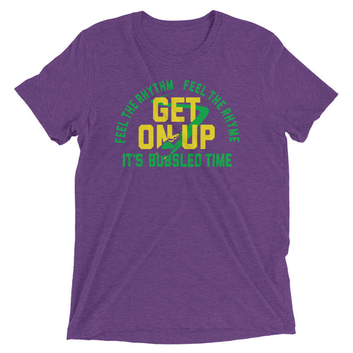 It's Bobsled Time Men's Tri-Blend Tee Hoodie, Sweatshirt | CoreVibeTees.com (Image 2)