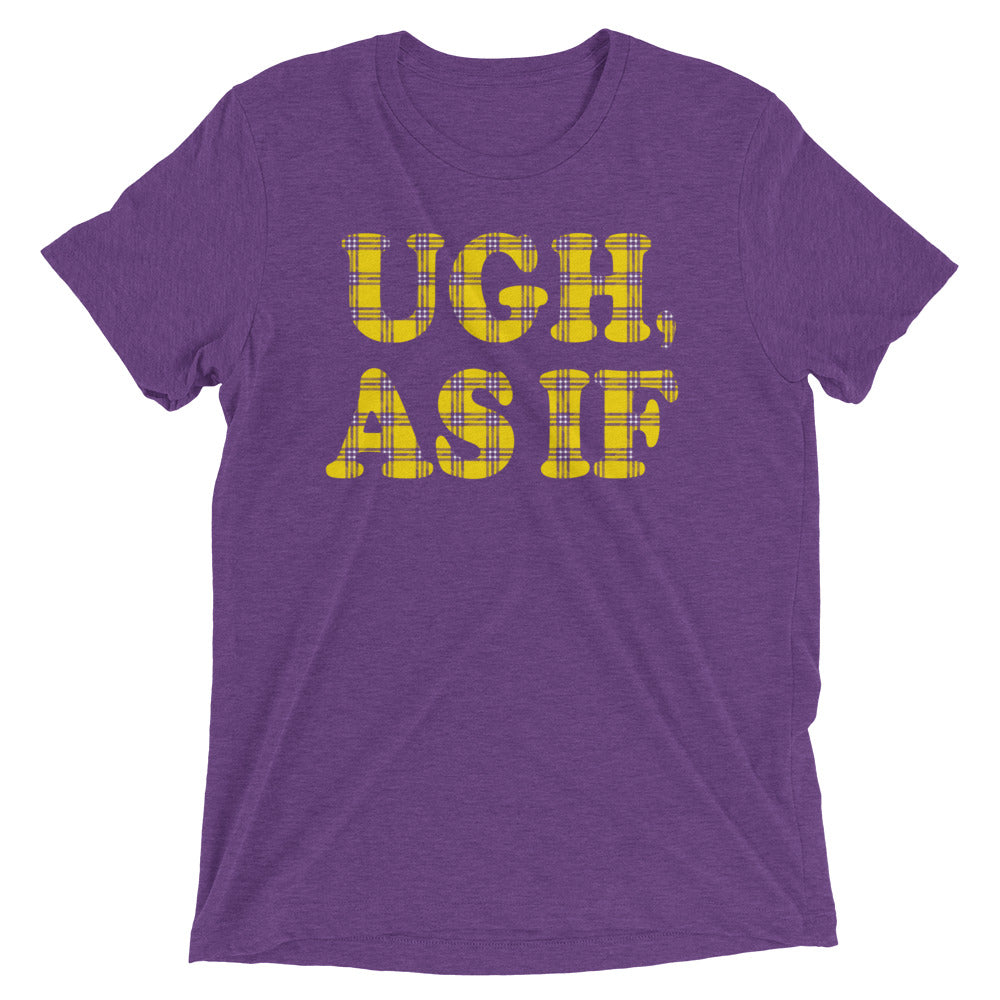 Ugh, As If Men's Tri-Blend Tee Hoodie, Sweatshirt | CoreVibeTees.com (Image 4)