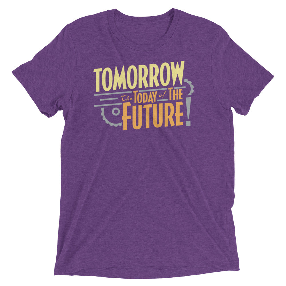 Tomorrow, The Today Of The Future Men's Tri-Blend Tee Hoodie, Sweatshirt | CoreVibeTees.com (Image 3)