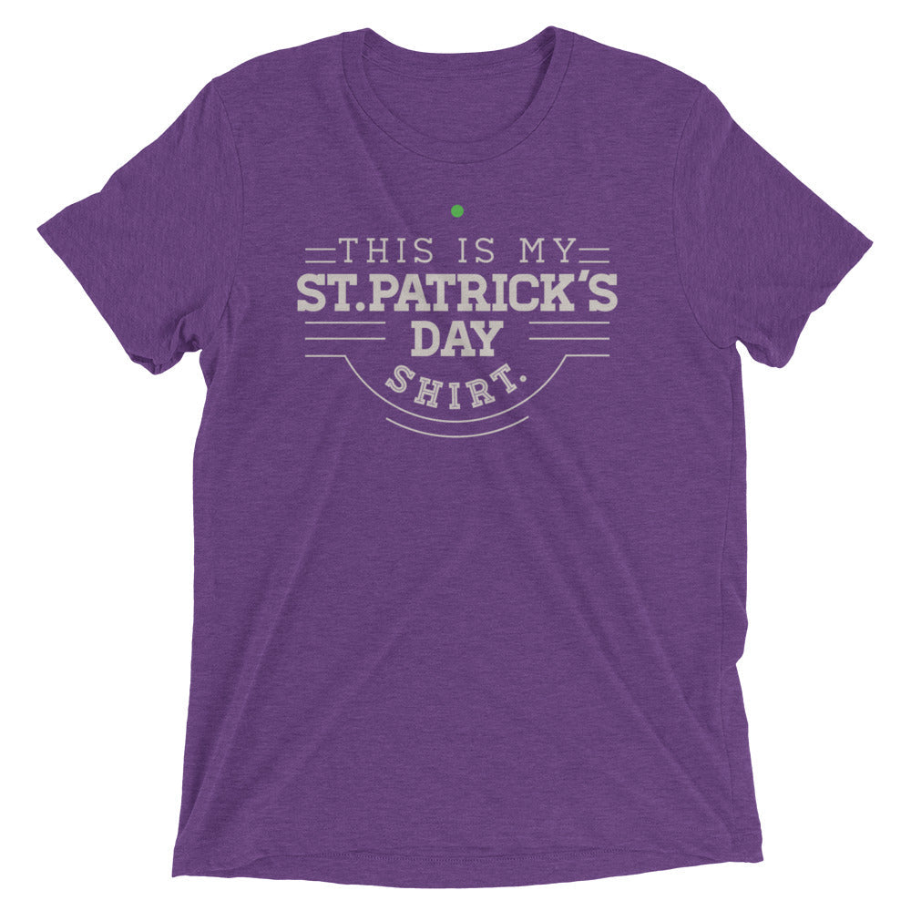This Is My St. Patrick's Day Shirt Men's Tri-Blend Tee Hoodie, Sweatshirt | CoreVibeTees.com (Image 3)
