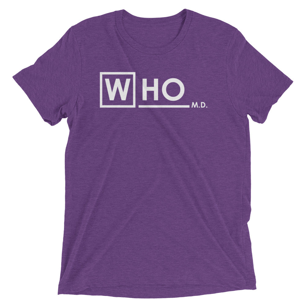Who MD Men's Tri-Blend Tee Hoodie, Sweatshirt | CoreVibeTees.com (Image 3)