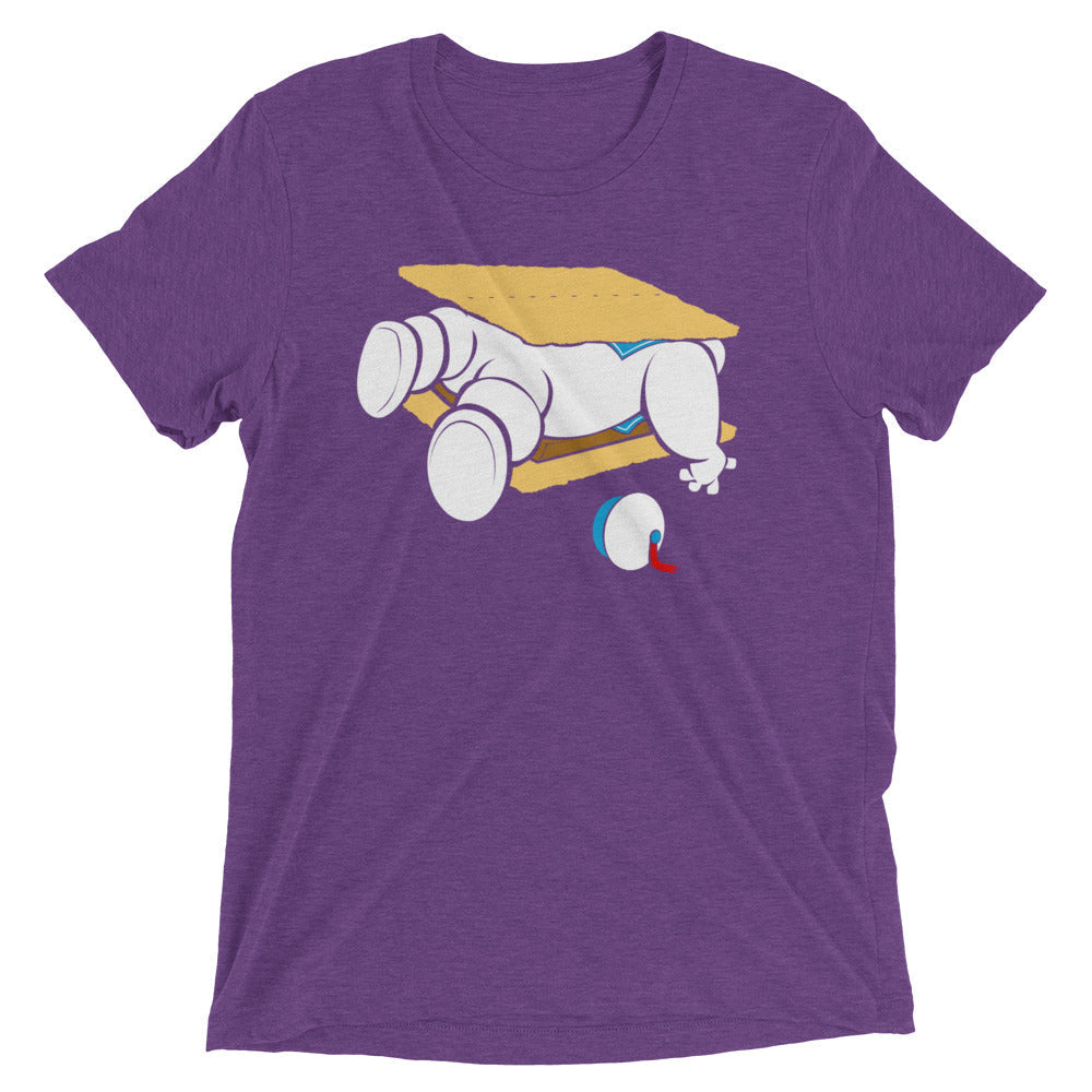 Stay S'more Men's Tri-Blend Tee Hoodie, Sweatshirt | CoreVibeTees.com (Image 3)