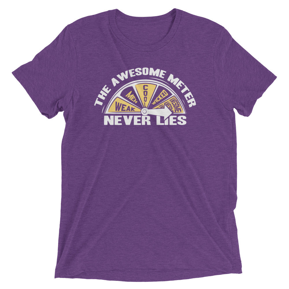 The Awesome Meter Men's Tri-Blend Tee Hoodie, Sweatshirt | CoreVibeTees.com (Image 4)