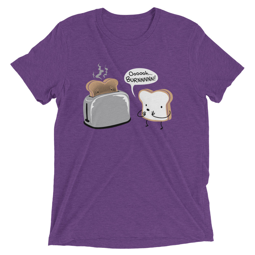 Oooooh...BURNNNNN! Men's Tri-Blend Tee Hoodie, Sweatshirt | CoreVibeTees.com (Image 2)
