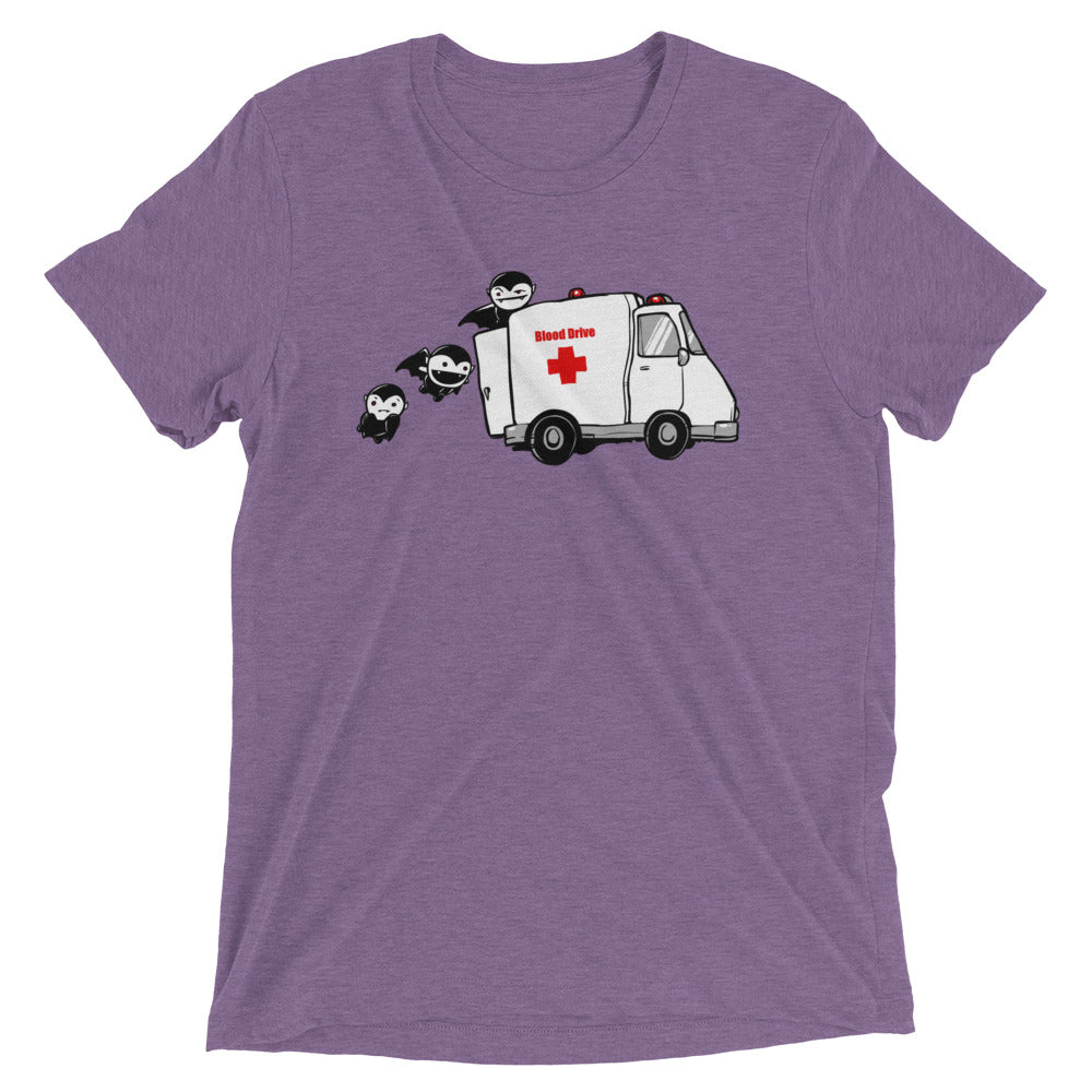 Blood Drive Vampires Men's Tri-Blend Tee Hoodie, Sweatshirt | CoreVibeTees.com (Image 5)