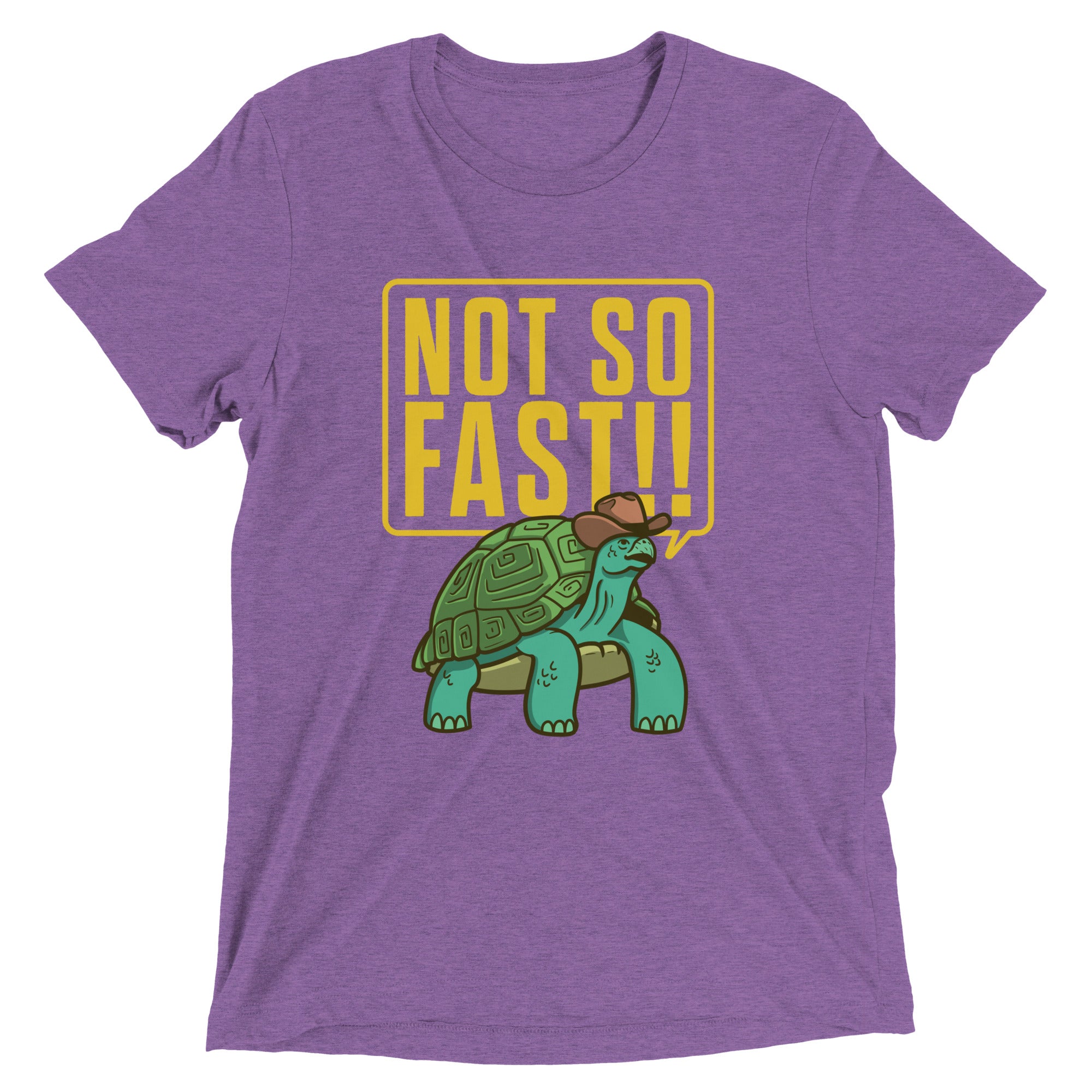 Not So Fast!! Men's Tri-Blend Tee Hoodie, Sweatshirt | CoreVibeTees.com (Image 5)