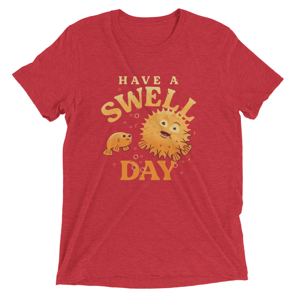 Have A Swell Day Men's Tri-Blend Tee Hoodie, Sweatshirt | CoreVibeTees.com (Image 3)