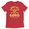 Body By Goro Men's Tri-Blend Tee Hoodie, Sweatshirt | CoreVibeTees.com (Image 1)