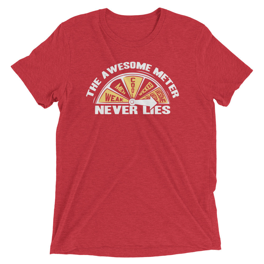 The Awesome Meter Men's Tri-Blend Tee Hoodie, Sweatshirt | CoreVibeTees.com (Image 1)