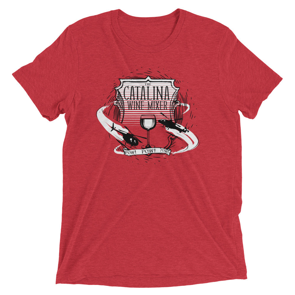 The Catalina Wine Mixer Men's Tri-Blend Tee Hoodie, Sweatshirt | CoreVibeTees.com (Image 3)