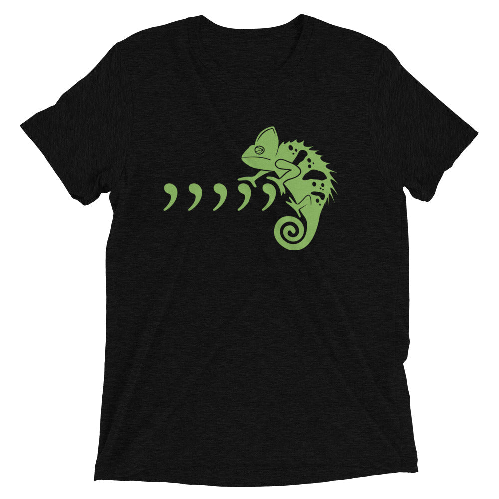 Comma Chameleon Men's Tri-Blend Tee Hoodie, Sweatshirt | CoreVibeTees.com (Image 2)