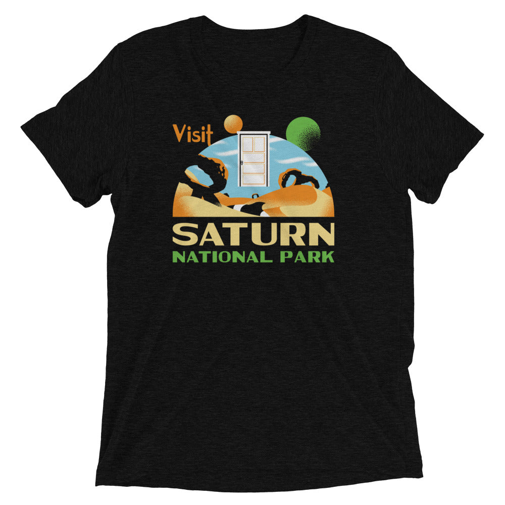 Visit Saturn National Park Men's Tri-Blend Tee Hoodie, Sweatshirt | CoreVibeTees.com (Image 1)