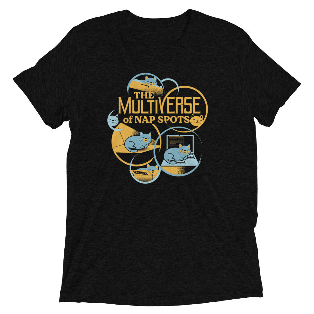 The Multiverse Of Nap Spots Men's Tri-Blend Tee Hoodie, Sweatshirt | CoreVibeTees.com (Image 2)