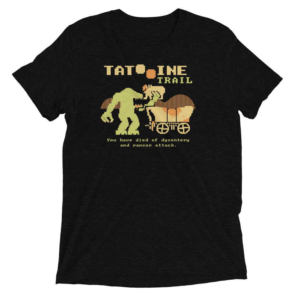 Tatooine Trail Men's Tri-Blend Tee Hoodie, Sweatshirt | CoreVibeTees.com (Image 2)