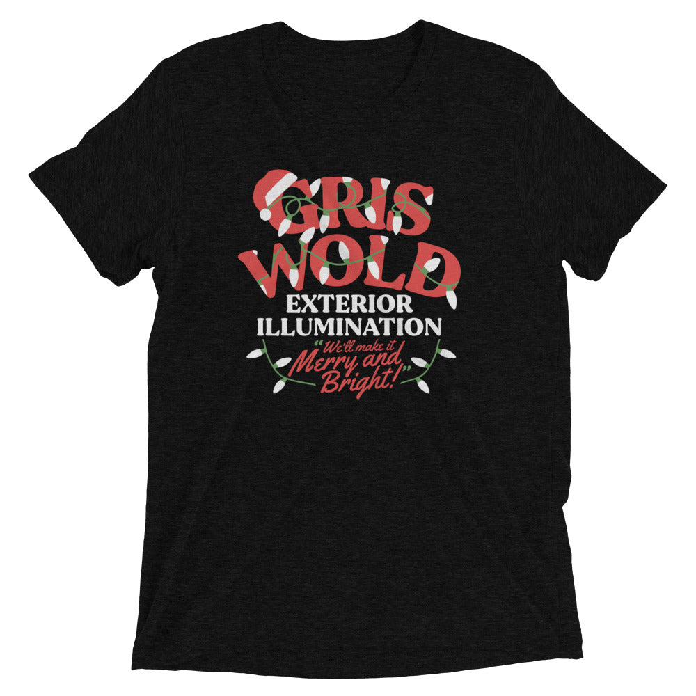 Griswold Exterior Illumination Men's Tri-Blend Tee Hoodie, Sweatshirt | CoreVibeTees.com (Image 1)