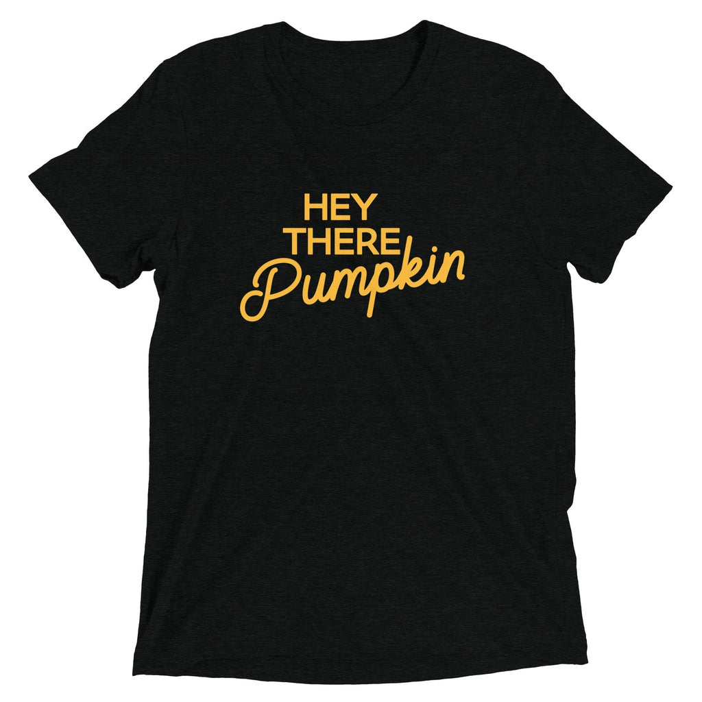 Hey There Pumpkin Men's Tri-Blend Tee Hoodie, Sweatshirt | CoreVibeTees.com (Image 2)