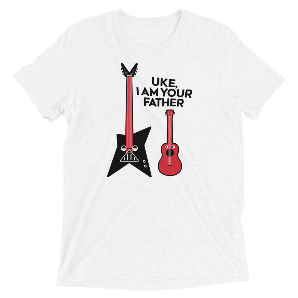 Uke, I Am Your Father Men's Tri-Blend Tee Hoodie, Sweatshirt | CoreVibeTees.com (Image 5)
