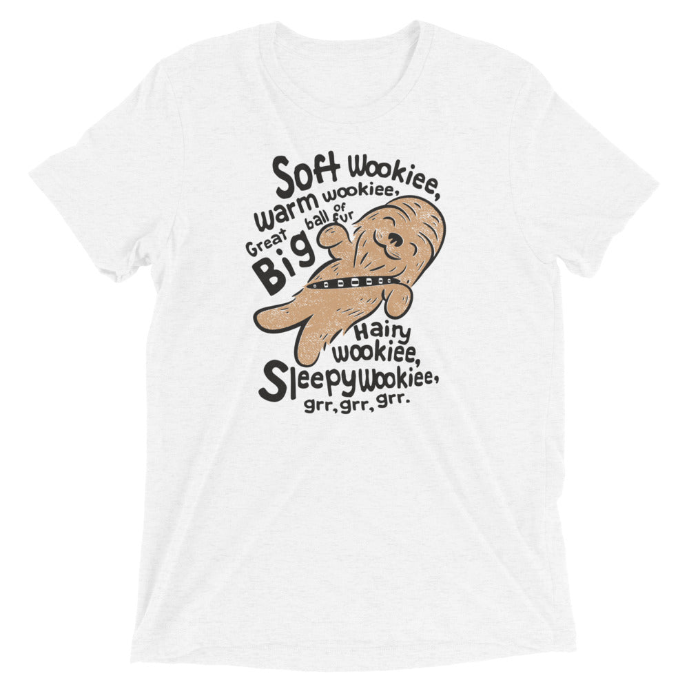 Soft Wookiee, Warm Wookiee Men's Tri-Blend Tee Hoodie, Sweatshirt | CoreVibeTees.com (Image 3)