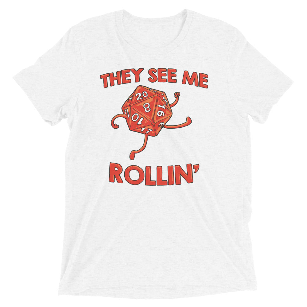 They See Me Rollin' Men's Tri-Blend Tee Hoodie, Sweatshirt | CoreVibeTees.com (Image 4)