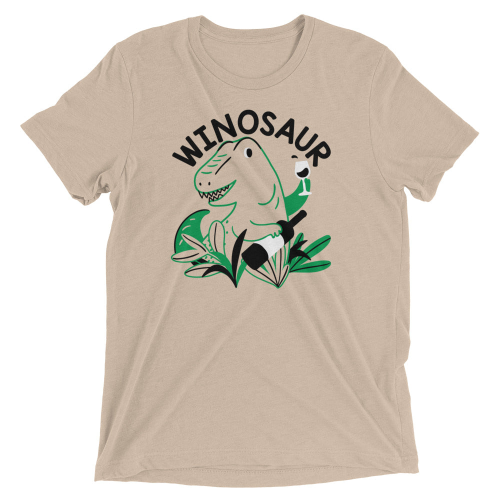 Winosaur Men's Tri-Blend Tee Hoodie, Sweatshirt | CoreVibeTees.com (Image 3)