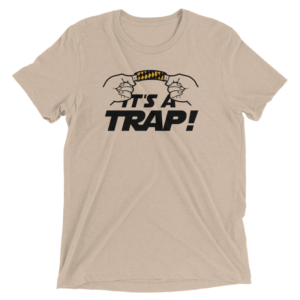 It's A Trap! Men's Tri-Blend Tee Hoodie, Sweatshirt | CoreVibeTees.com (Image 5)