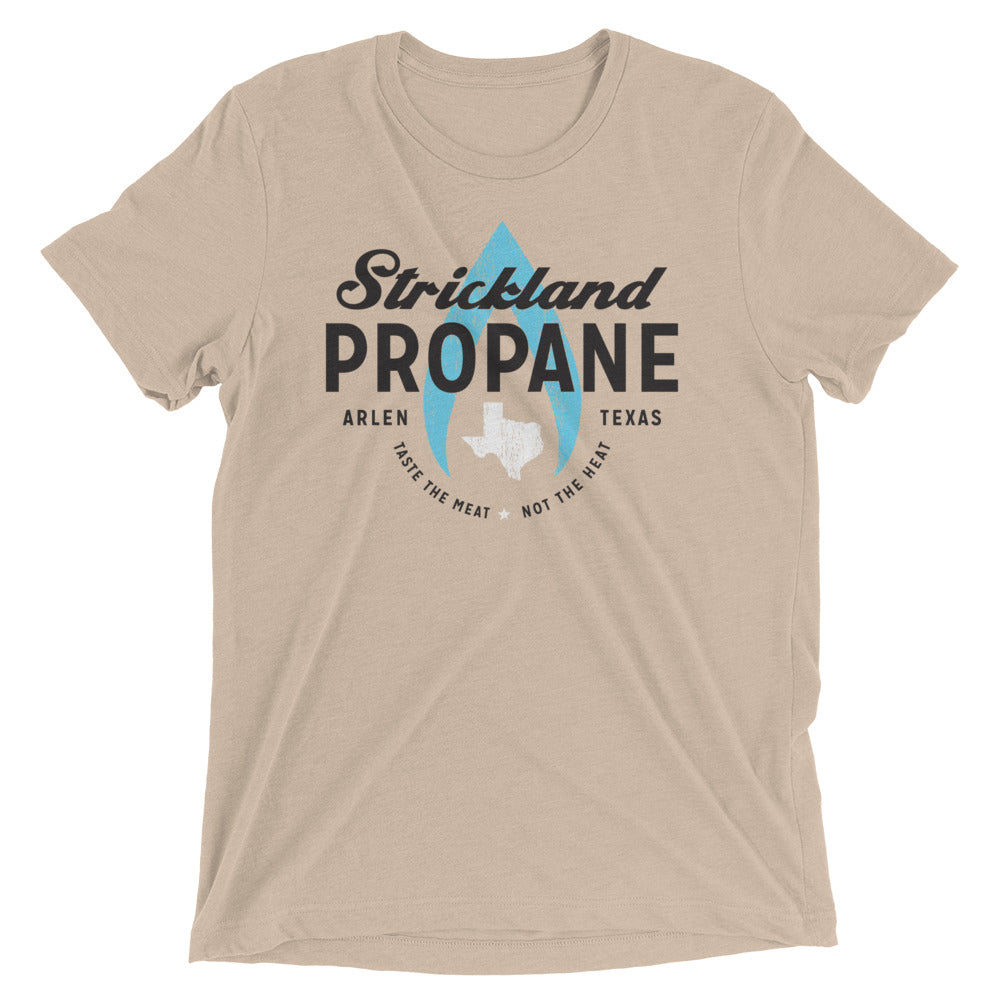 Strickland Propane Men's Tri-Blend Tee Hoodie, Sweatshirt | CoreVibeTees.com (Image 5)
