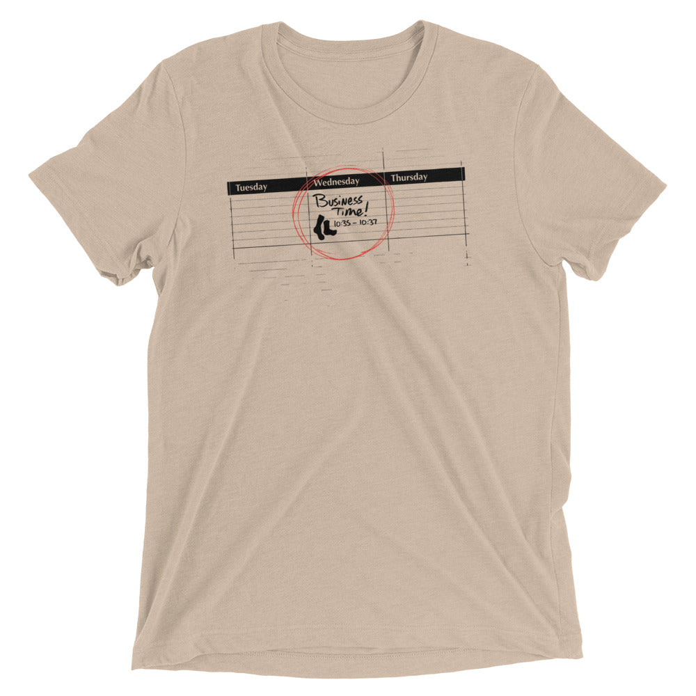 It's Business Time Men's Tri-Blend Tee Hoodie, Sweatshirt | CoreVibeTees.com (Image 5)