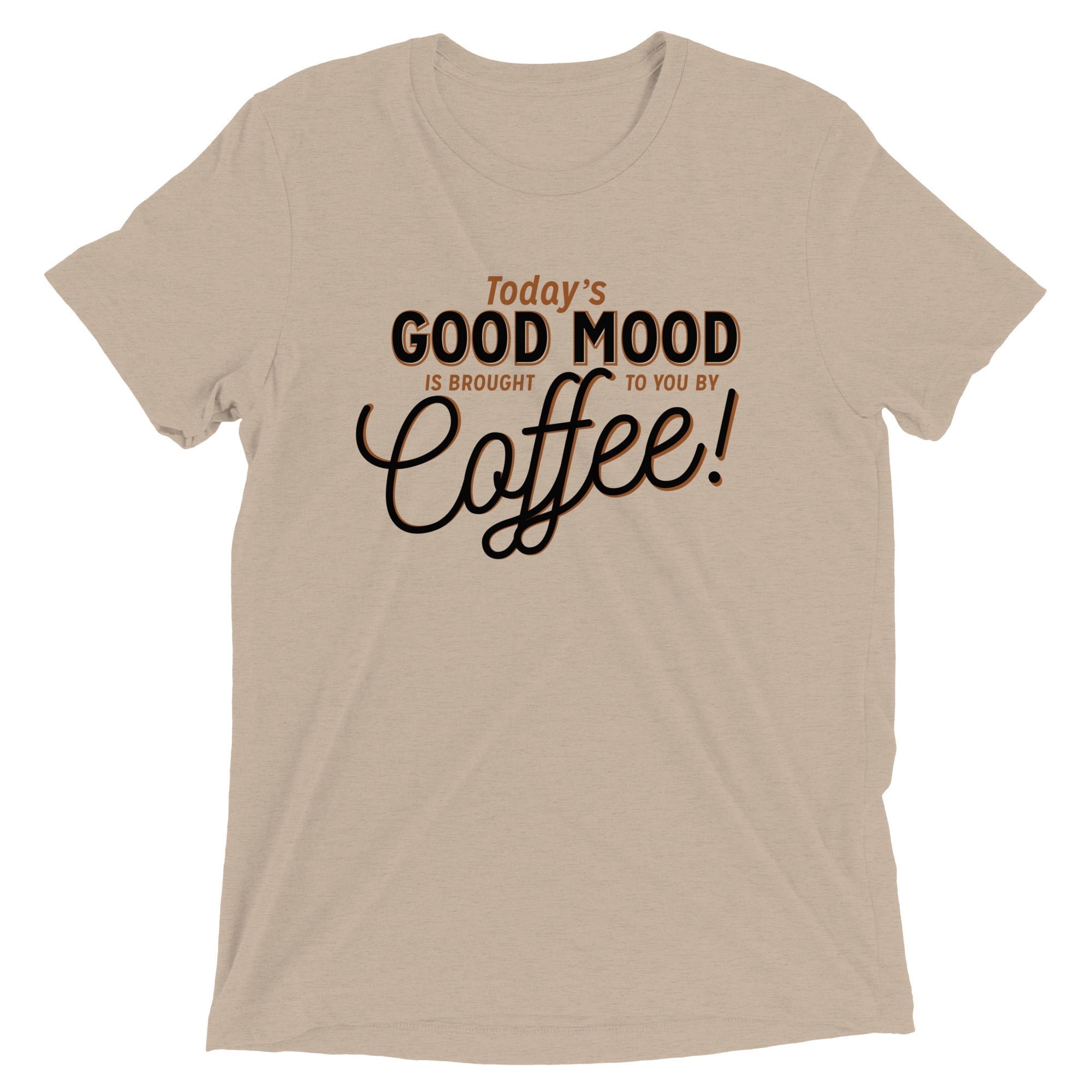 Today's Good Mood Men's Tri-Blend Tee Hoodie, Sweatshirt | CoreVibeTees.com (Image 2)
