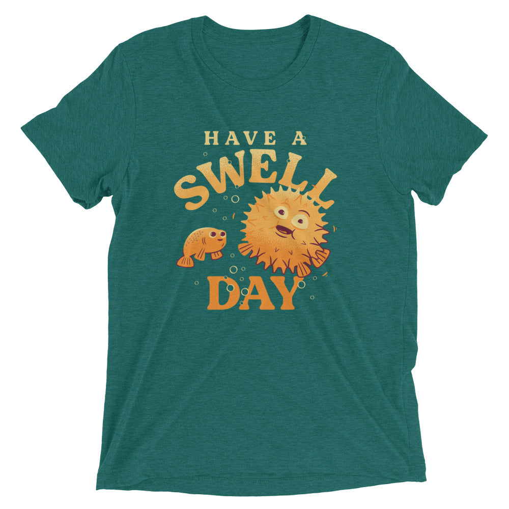 Have A Swell Day Men's Tri-Blend Tee Hoodie, Sweatshirt | CoreVibeTees.com (Image 4)