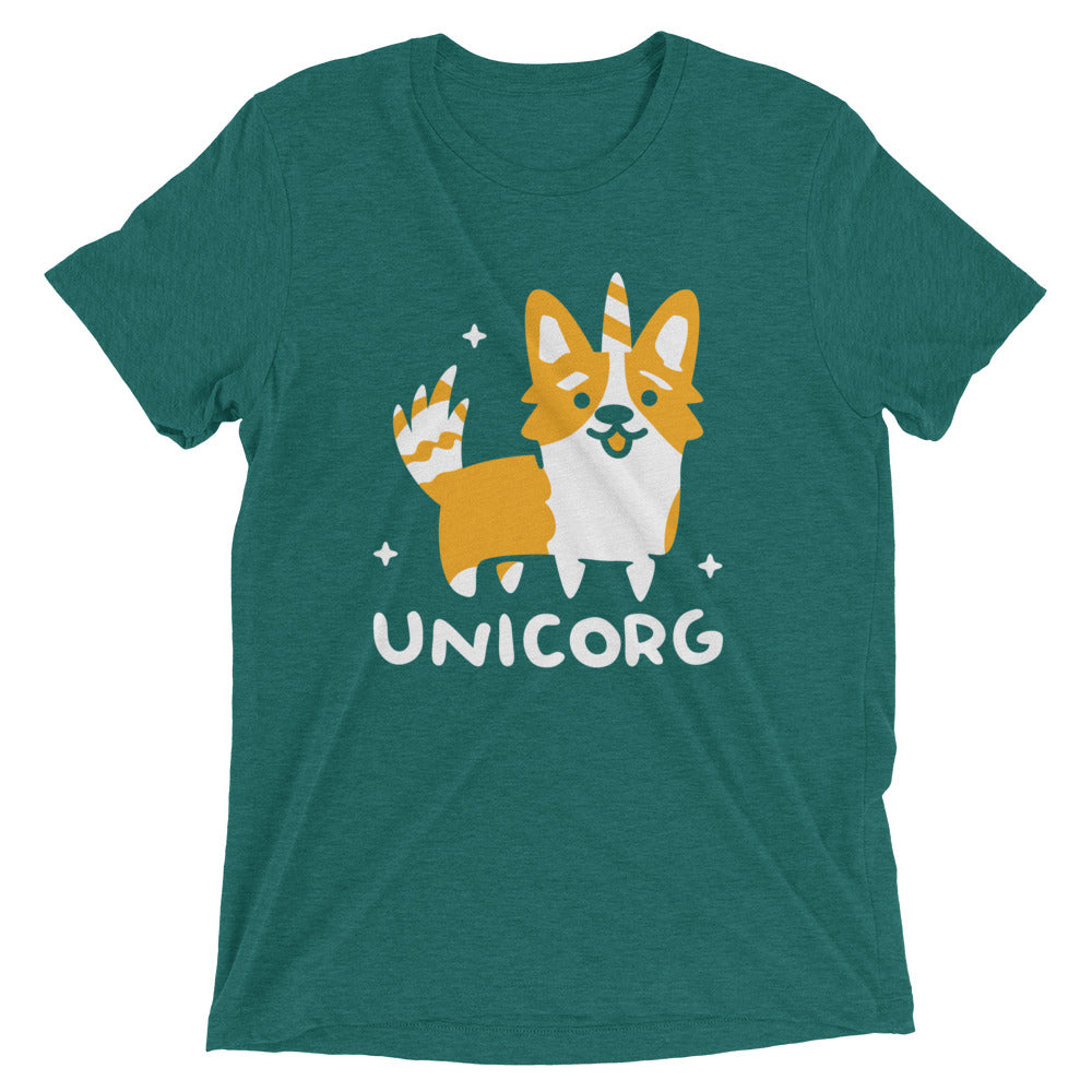 Unicorg Men's Tri-Blend Tee Hoodie, Sweatshirt | CoreVibeTees.com (Image 5)