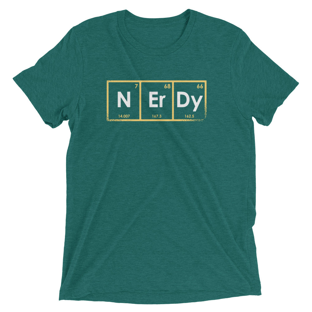 NErDy Elements Men's Tri-Blend Tee Hoodie, Sweatshirt | CoreVibeTees.com (Image 4)