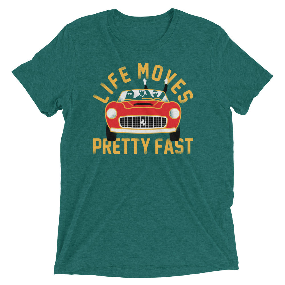 Life Moves Pretty Fast Men's Tri-Blend Tee Hoodie, Sweatshirt | CoreVibeTees.com (Image 4)