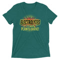 Electrolytes, It's What Plants Crave! Men's Tri-Blend Tee Hoodie, Sweatshirt | CoreVibeTees.com (Image 1)