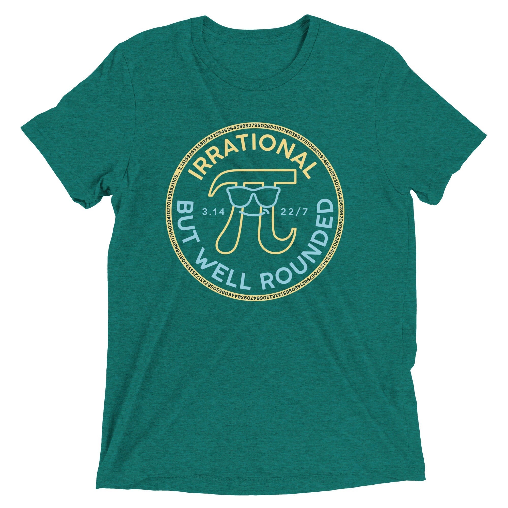 Irrational But Well Rounded Men's Tri-Blend Tee Hoodie, Sweatshirt | CoreVibeTees.com (Image 4)