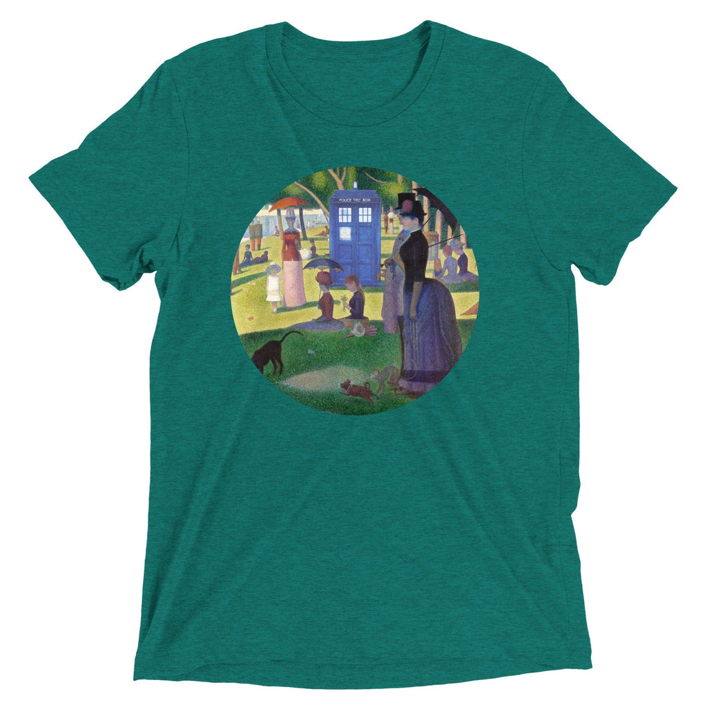 Tardis On La Grande Men's Tri-Blend Tee Hoodie, Sweatshirt | CoreVibeTees.com (Image 3)
