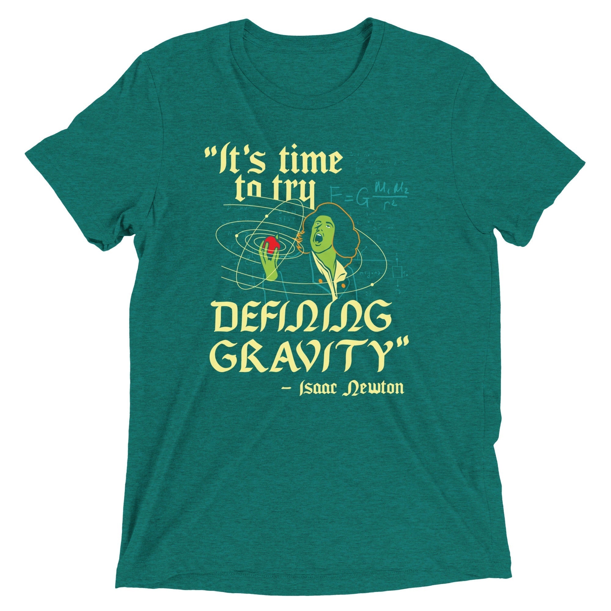 It's Time To Try Defining Gravity Men's Tri-Blend Tee Hoodie, Sweatshirt | CoreVibeTees.com (Image 3)