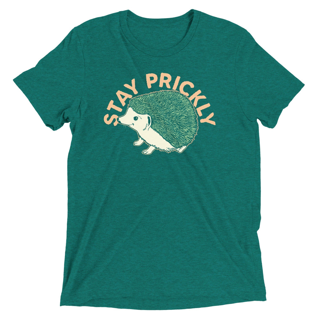 Stay Prickly Men's Tri-Blend Tee Hoodie, Sweatshirt | CoreVibeTees.com (Image 5)