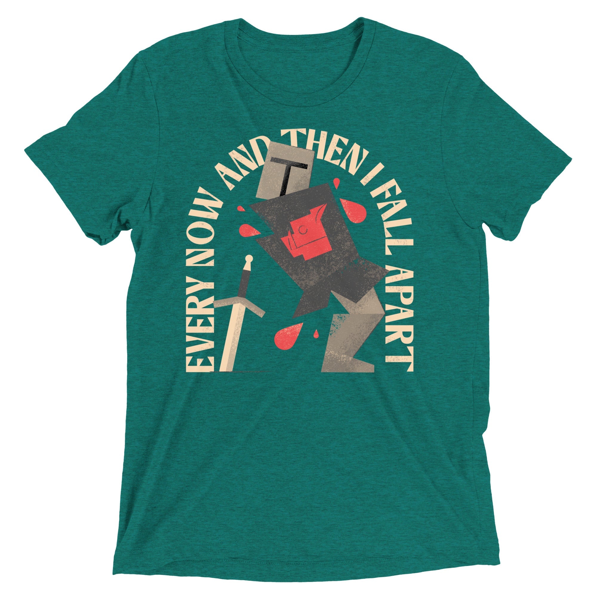 Every Now And Then I Fall Apart Knight Men's Tri-Blend Tee