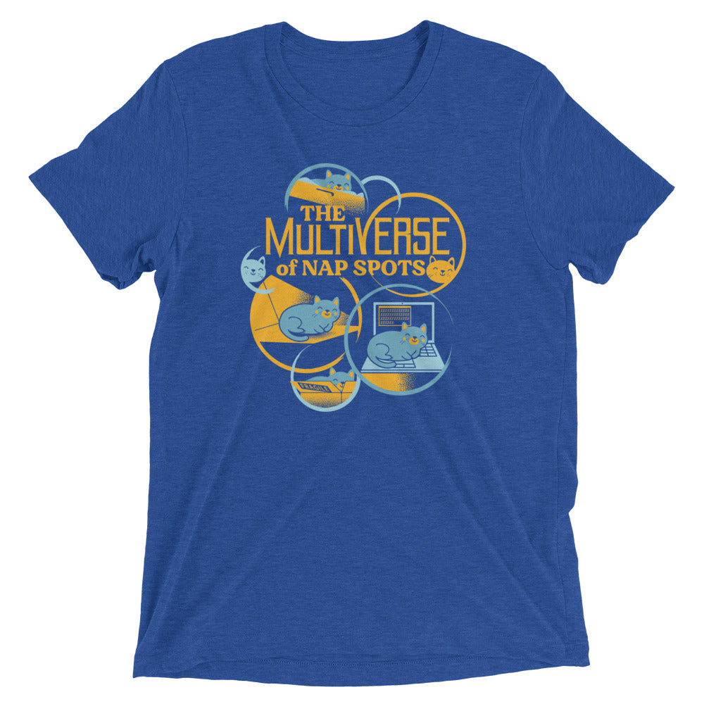 The Multiverse Of Nap Spots Men's Tri-Blend Tee Hoodie, Sweatshirt | CoreVibeTees.com (Image 1)