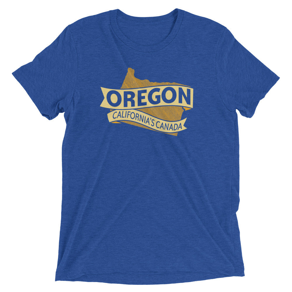 Oregon California's Canada Men's Tri-Blend Tee Hoodie, Sweatshirt | CoreVibeTees.com (Image 3)
