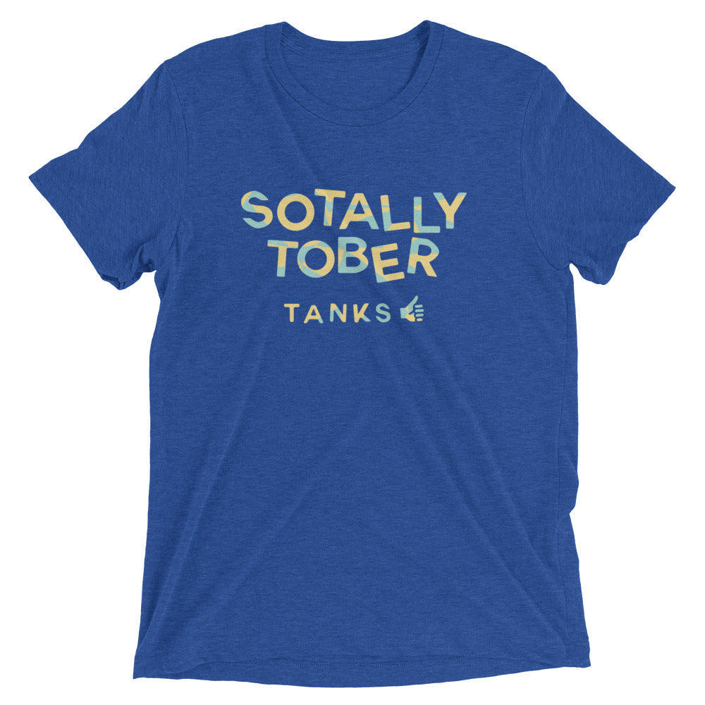 Sotally Tober Men's Tri-Blend Tee Hoodie, Sweatshirt | CoreVibeTees.com (Image 3)