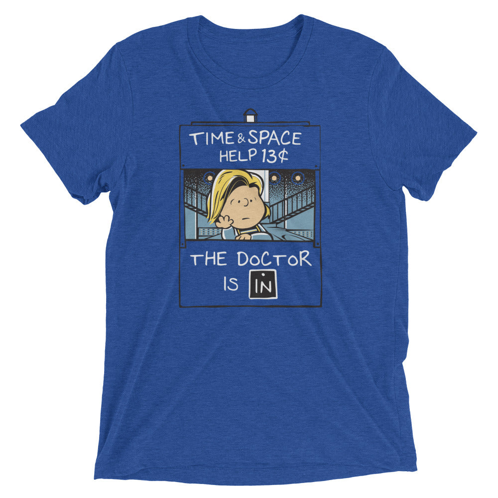 13th Doctor Is In Men's Tri-Blend Tee Hoodie, Sweatshirt | CoreVibeTees.com (Image 1)