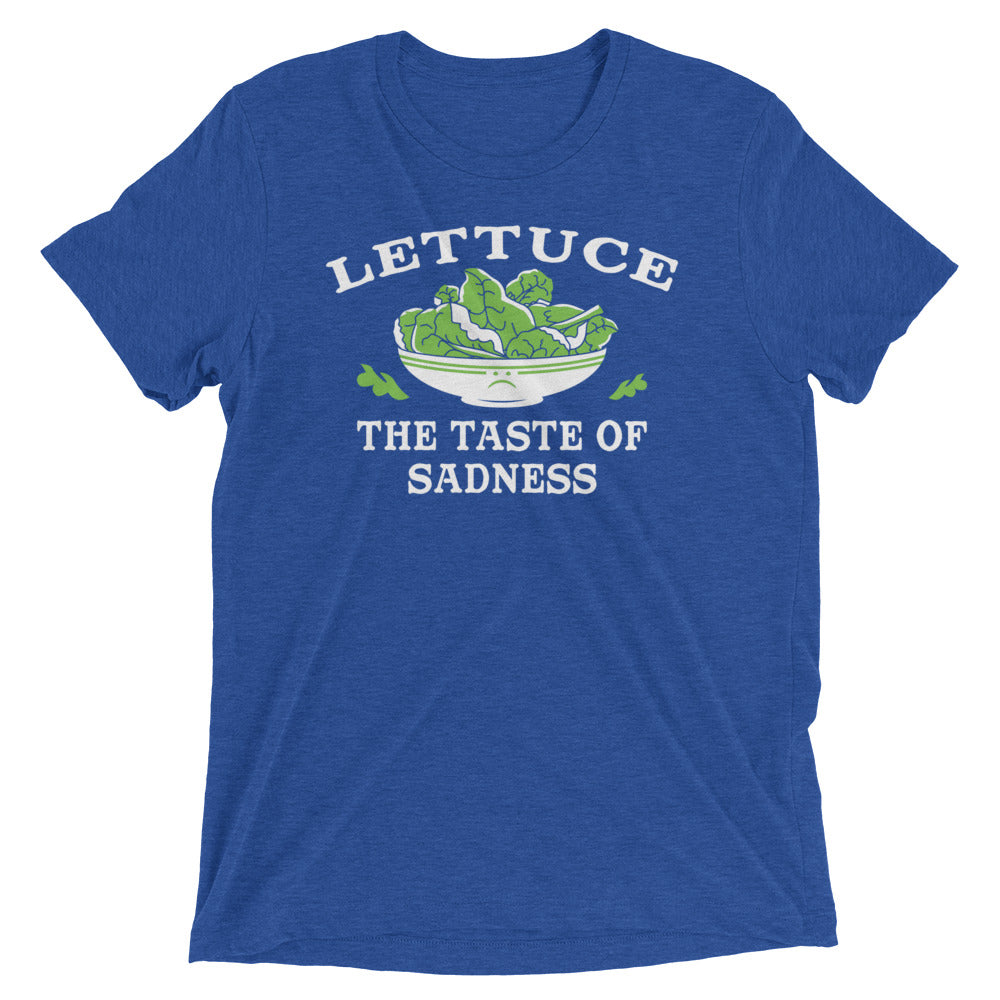 Lettuce, The Taste Of Sadness Men's Tri-Blend Tee Hoodie, Sweatshirt | CoreVibeTees.com (Image 1)