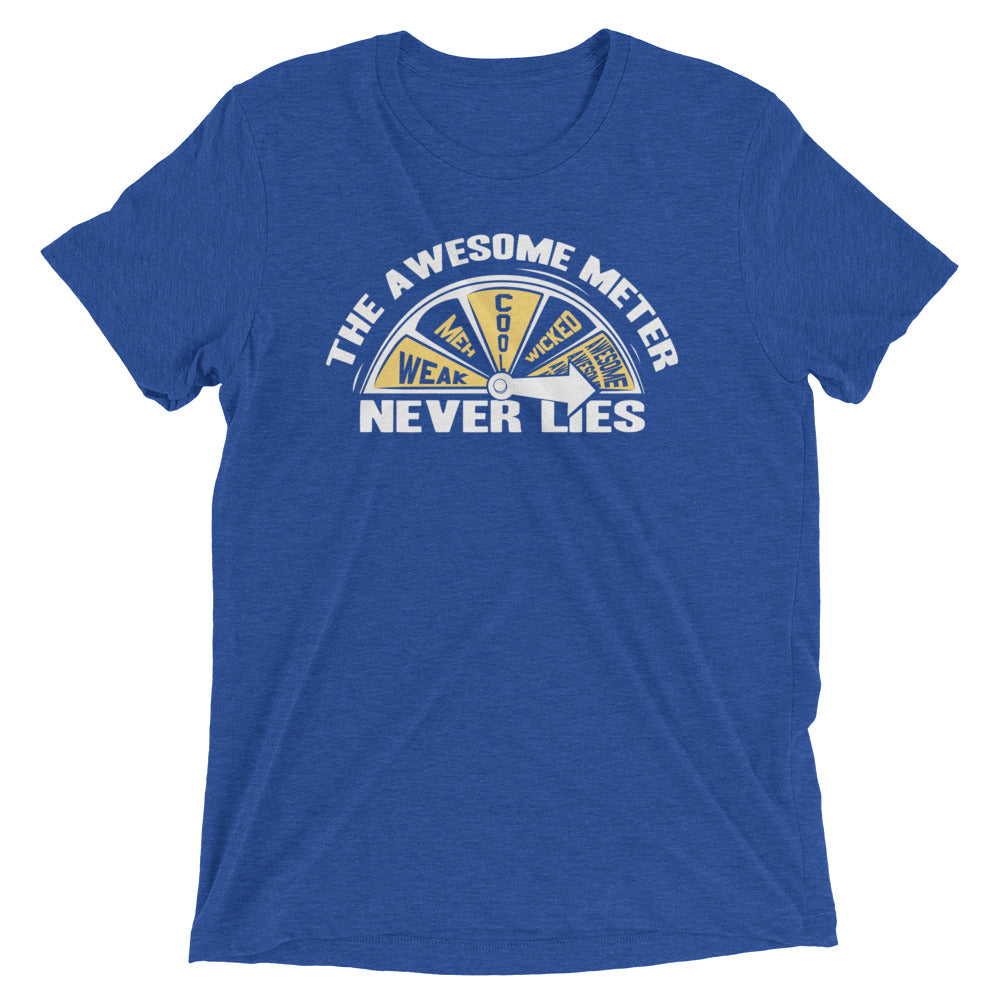 The Awesome Meter Men's Tri-Blend Tee Hoodie, Sweatshirt | CoreVibeTees.com (Image 3)
