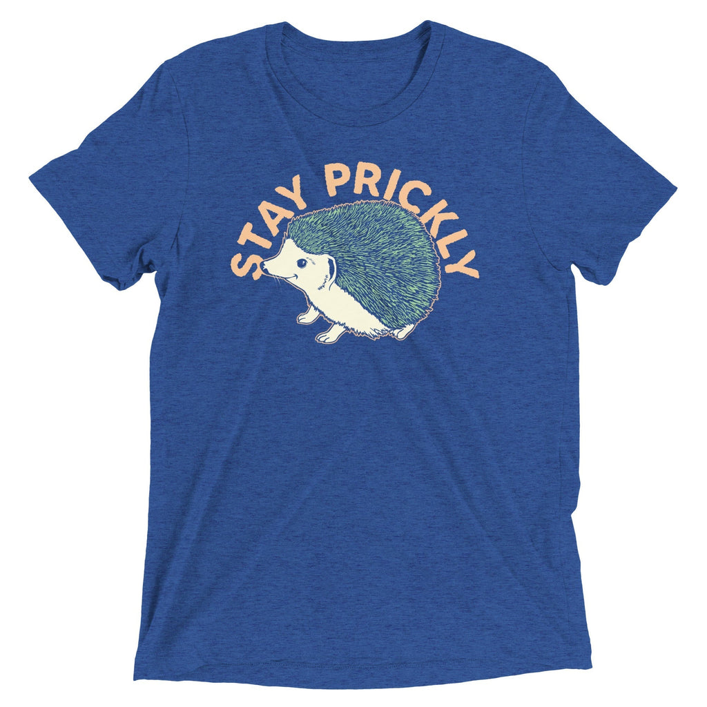Stay Prickly Men's Tri-Blend Tee Hoodie, Sweatshirt | CoreVibeTees.com (Image 2)