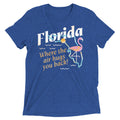 Florida Where The Air Hugs You Back Men's Tri-Blend Tee